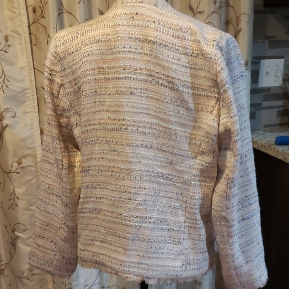 CeCe Tweed Women's Moto Jacket. - Picture 2 of 4